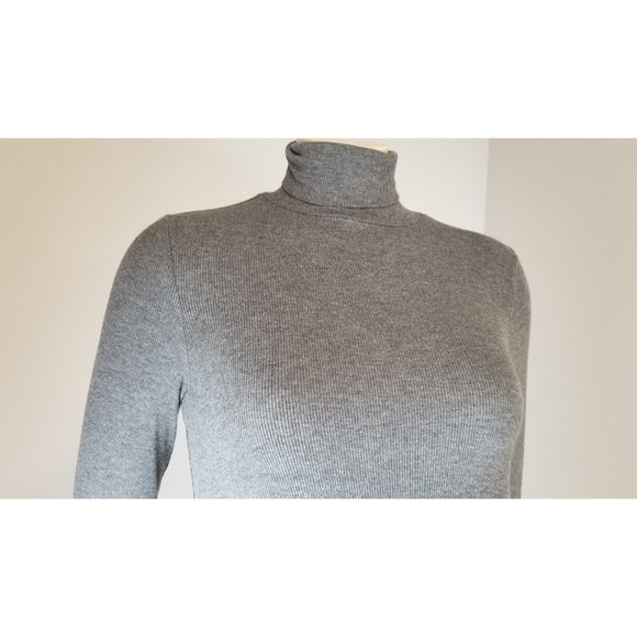 Gap Gray Turtleneck Sweater Dress, XS - Picture 4 of 6